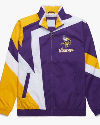 Minnesota Vikings Star Windbreaker Jacket - Modajacket