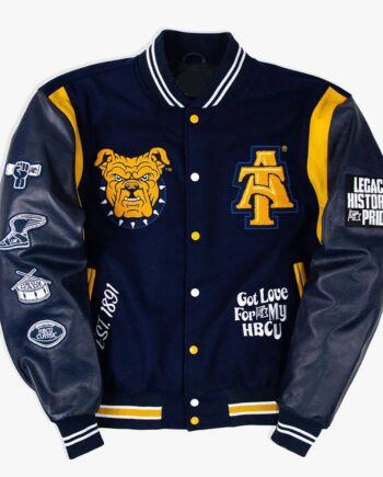 North Carolina A&T Motto 3.0 Aggie Pride Varsity Jacket - Modajacket