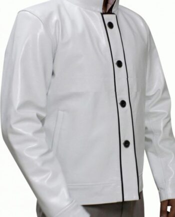 Ken Jeong The Hangover Part III White Leather Jacket - Modajacket