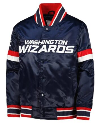 Washington Wizards Home Game Satin Jacket - Modajacket