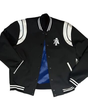 Mudcloth North Carolina A&T Aggie Varsity Jacket - Modajacket
