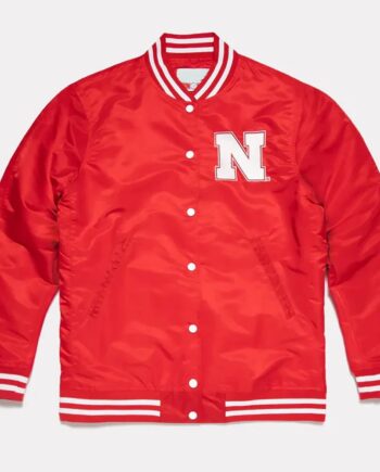 Nebraska Cornhuskers Red Satin Jacket - Modajacket