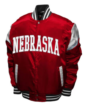 Nebraska Huskers Satin Jacket - Modajacket