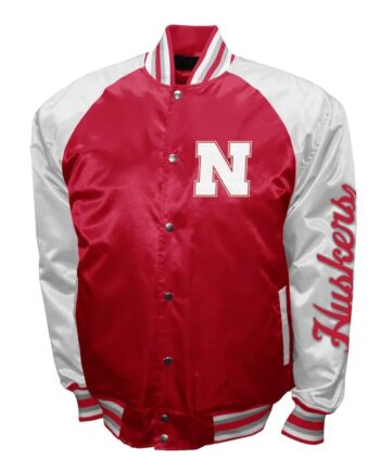 Nebraska Huskers The Game Red Satin Jacket - Modajacket