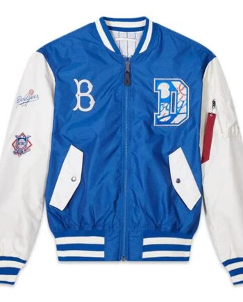 Brooklyn Dodgers New Era Bomber Jacket - Modajacket