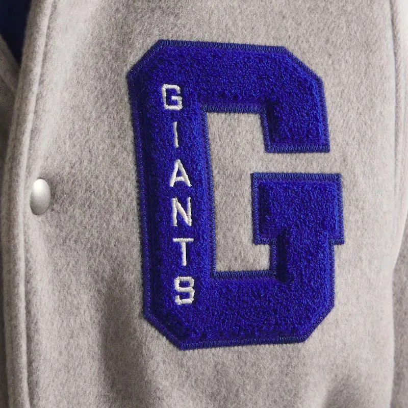 NY Giants Teddy Varsity Wool Jacket 4 NY Giants Teddy Varsity Wool Jacket