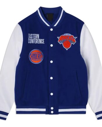 NY Knicks Eastern Conference Varsity Jacket - Modajacket