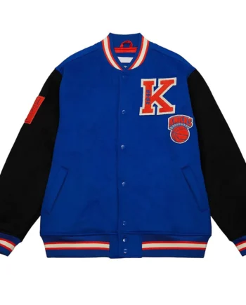 NY Knicks Team Legacy Varsity Jacket - Modajacket