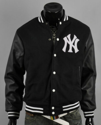 Men Varsity Yankee NY Letterman Baseball Jacket - Modajacket