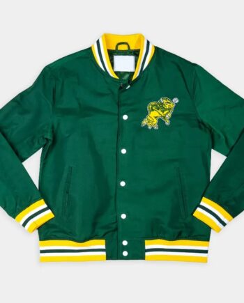 North Dakota State Bison Retro NDSU Bomber Jacket - Modajacket