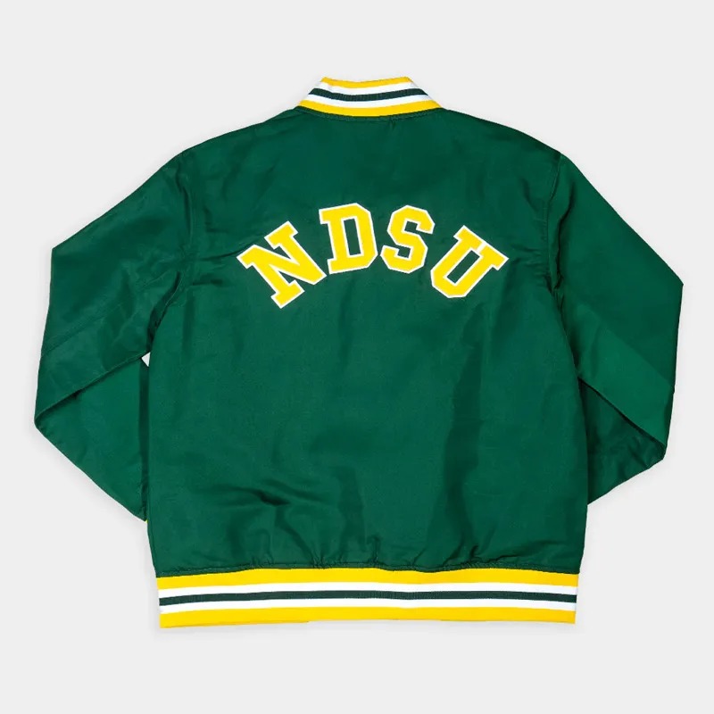 North Dakota State Bison Retro NDSU Bomber Jacket 2 North Dakota State Bison Retro NDSU Bomber Jacket