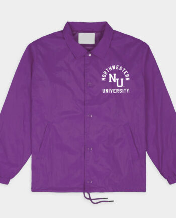 Northwestern Wildcats Football Retro Coaches Jacket - Modajacket