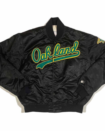 90s Oakland Athletics Script Jacket - Modajacket