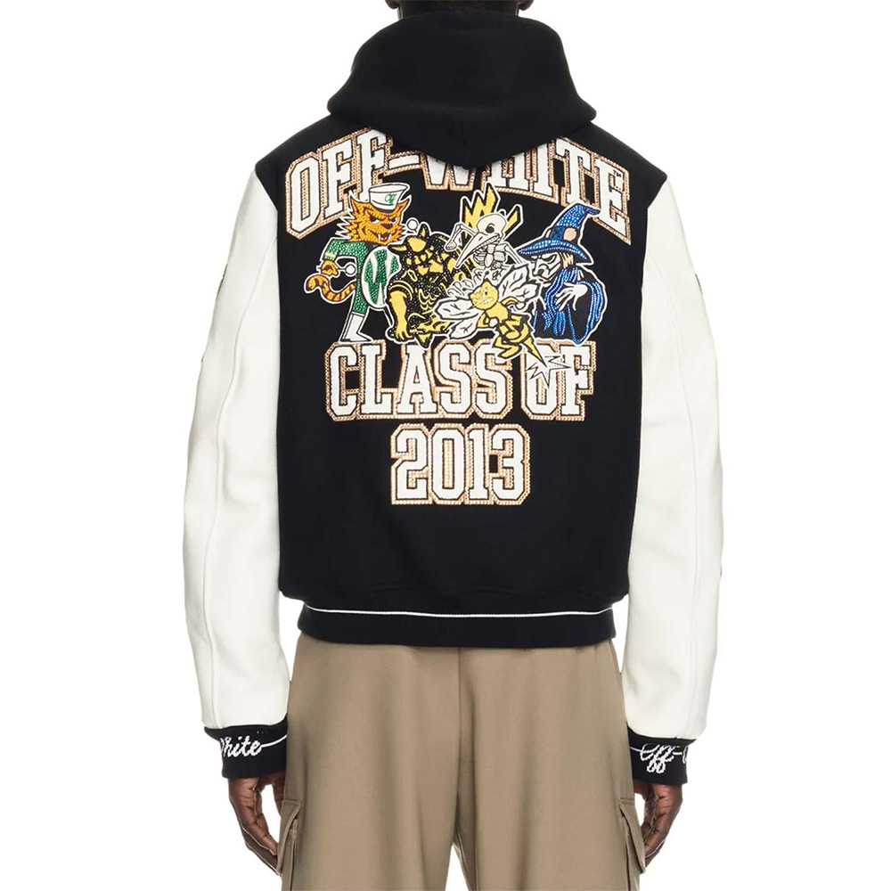 Off-White Classic 2013 Varsity Jacket 2 Off-White Classic 2013 Varsity Jacket