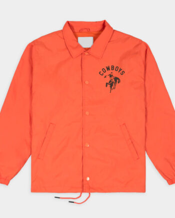 Oklahoma State Cowboys Retro Logo Coaches Jacket - Modajacket