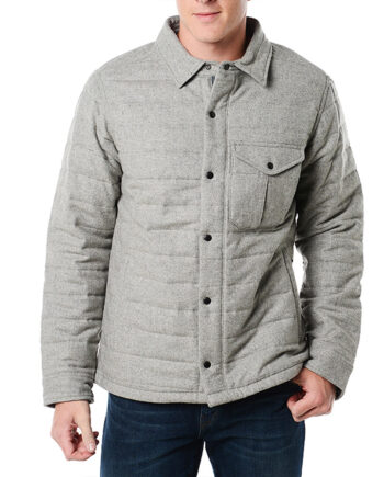 Arrow S04 Stephen Amell Gray Quilted Jacket - Modajacket