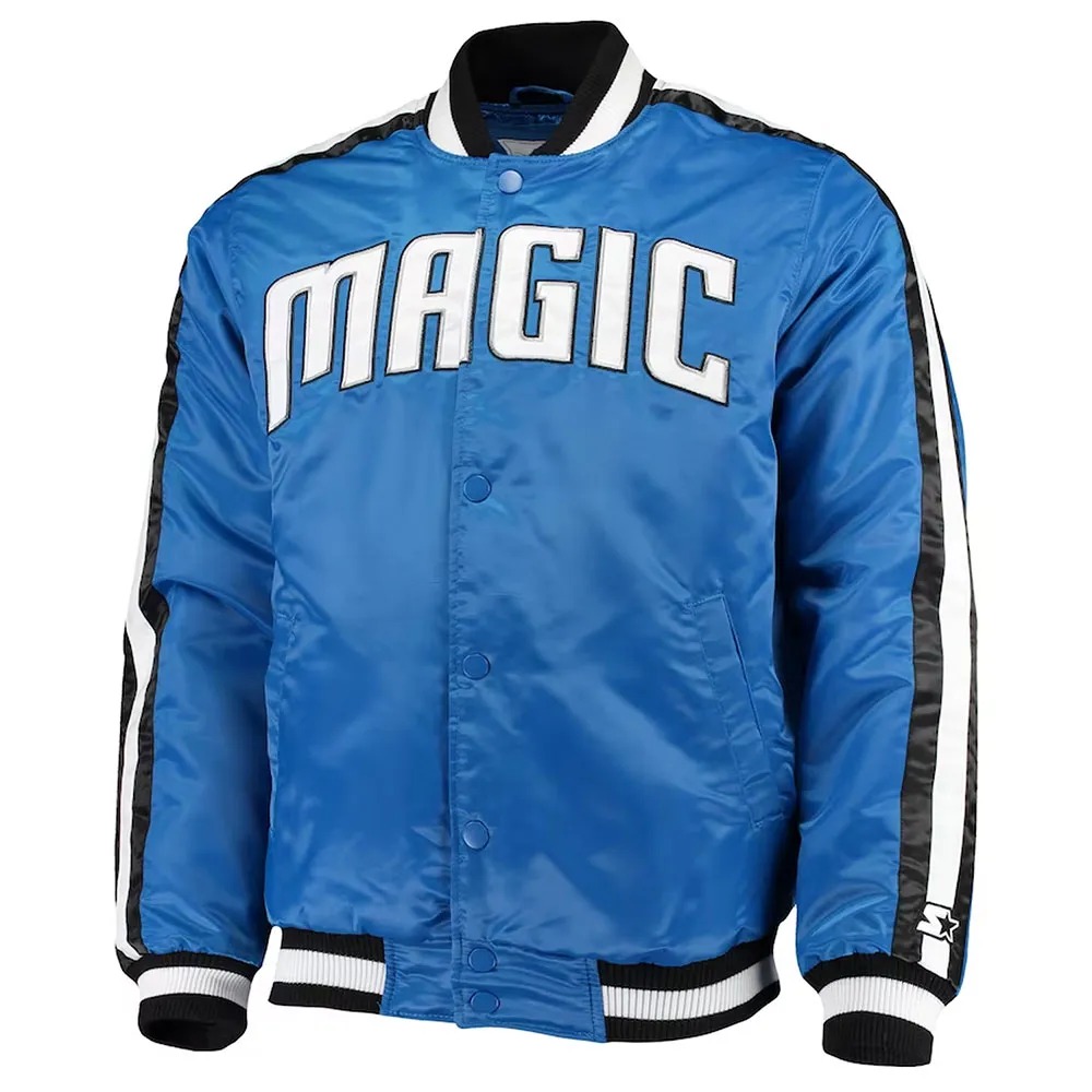 The Offensive Orlando Magic Blue Varsity Satin Jacket 1 The Offensive Orlando Magic Blue Varsity Satin Jacket - Modajacket