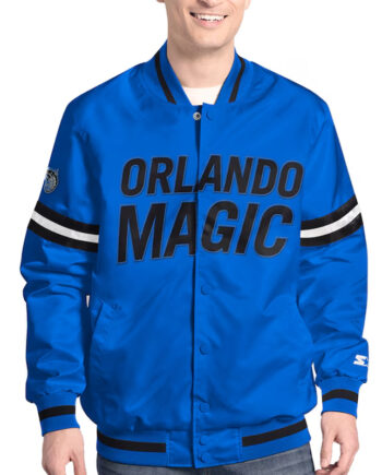 Orlando Magic Scout Varsity Satin Jacket - Modajacket