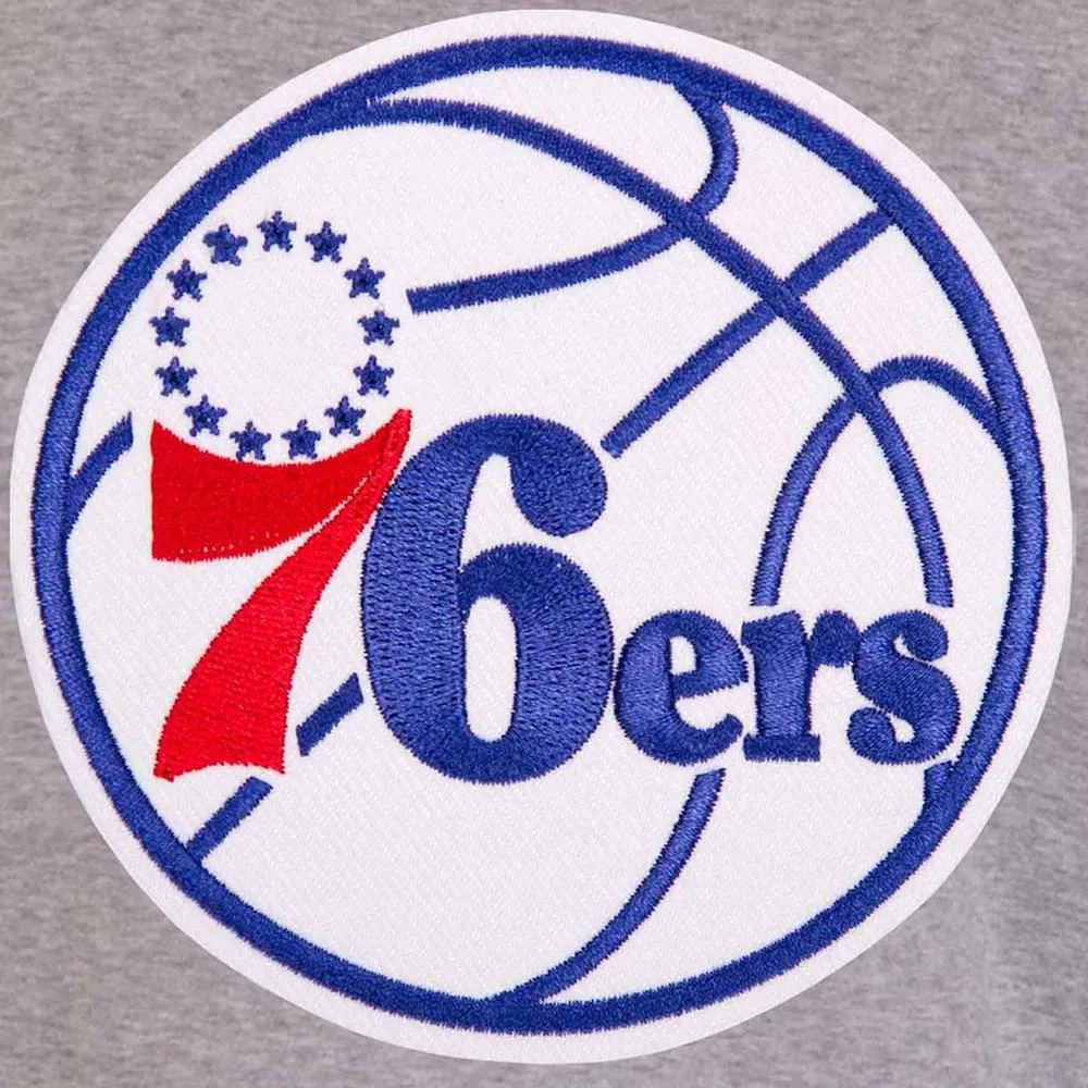 Philadelphia 76ers Varsity Gray and Royal Wool Jacket 3 Philadelphia 76ers Varsity Gray and Royal Wool Jacket