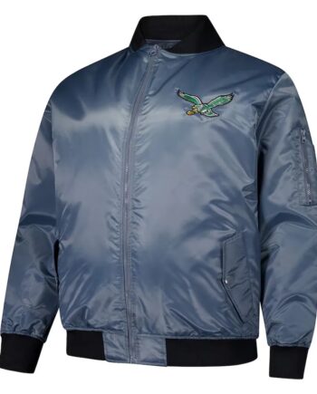 Philadelphia Eagles Silver Bomber Jacket - Modajacket
