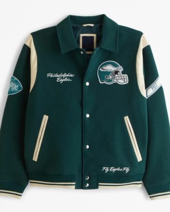 Fly Eagles Fly Philadelphia Eagles Varsity Jacket - Modajacket