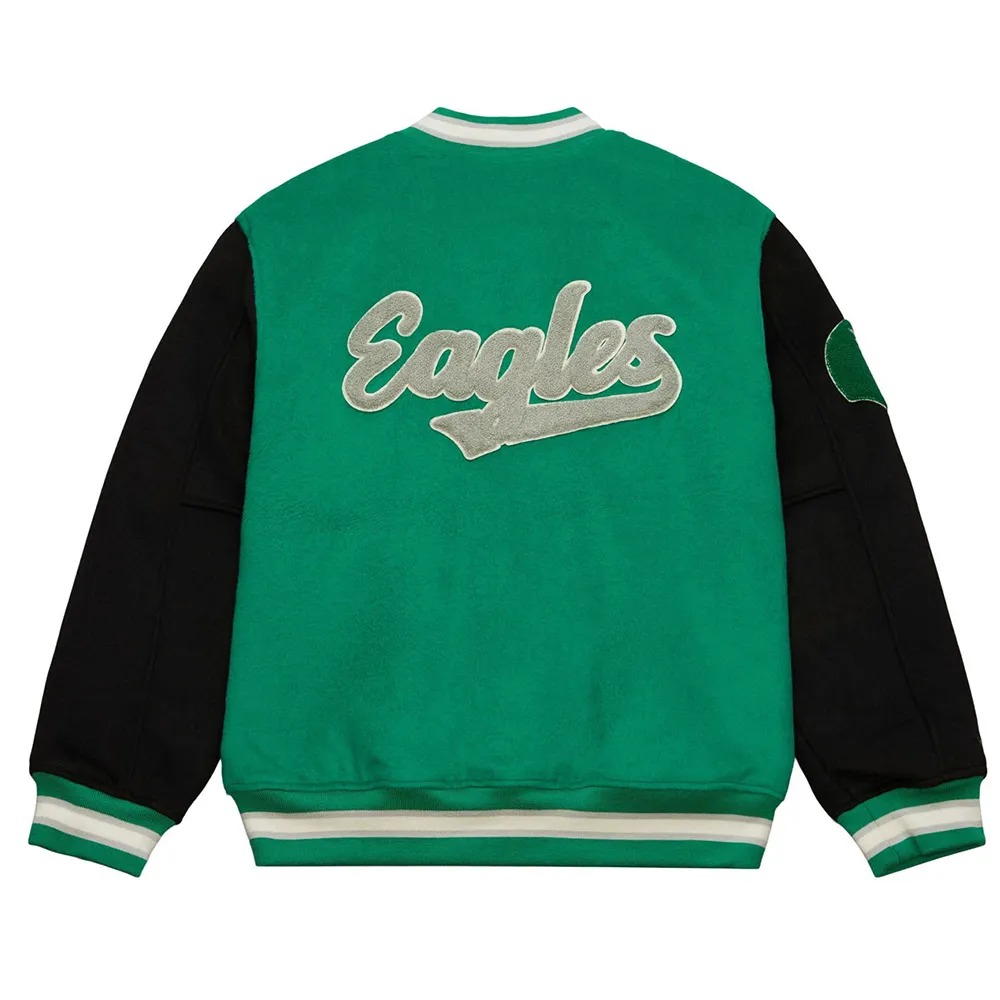 Philadelphia Eagles Team Legacy Varsity Jacket 2 Philadelphia Eagles Team Legacy Varsity Jacket