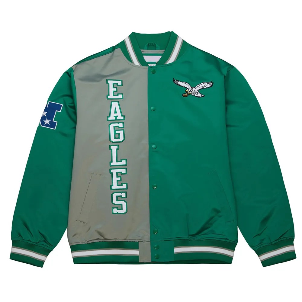 Philadelphia Eagles Team OG 2.0 Satin Jacket 1 Philadelphia Eagles Team OG 2.0 Satin Jacket - Modajacket