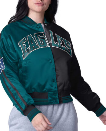 Philadelphia Eagles Zone Blitz Midnight Green/Black Jacket - Modajacket
