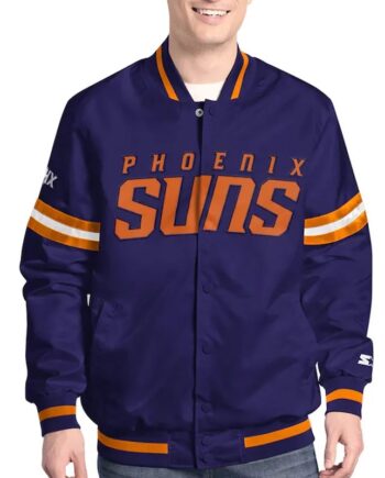 Phoenix Suns Scout Varsity Satin Jacket - Modajacket