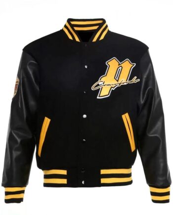 Varsity Pittsburgh Crawfords National League Champs Black Jacket - Modajacket