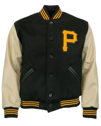 Pittsburgh Pirates 1960 World Series Letterman Black Jacket - Modajacket