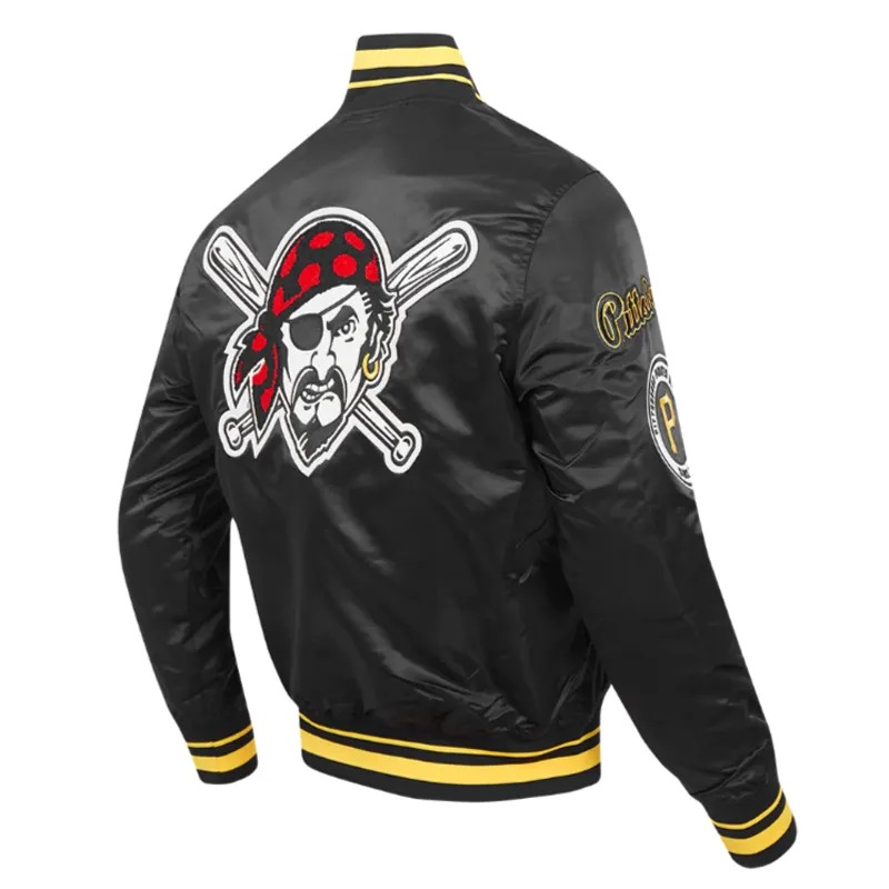 Pittsburgh Pirates Mashup Satin Jacket 2 Pittsburgh Pirates Mashup Satin Jacket