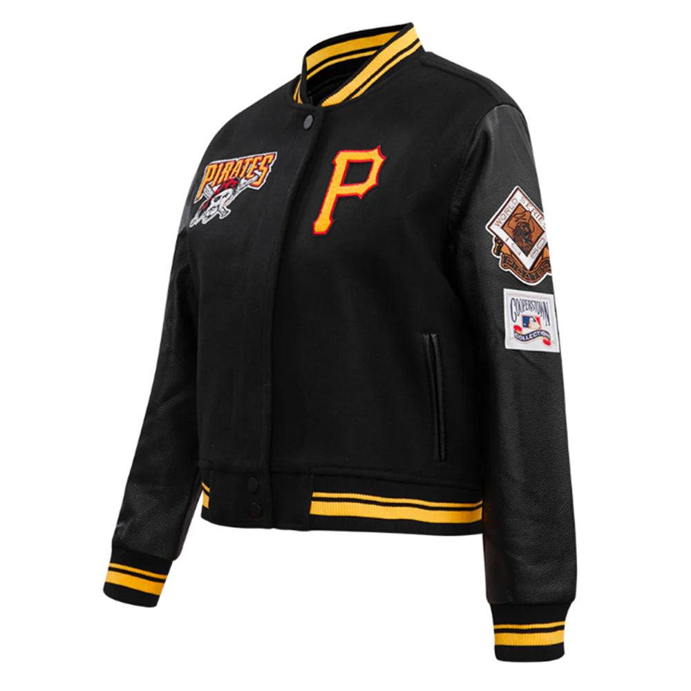 Retro Classic Rib Pittsburgh Pirates Varsity Jacket 2 Retro Classic Rib Pittsburgh Pirates Varsity Jacket