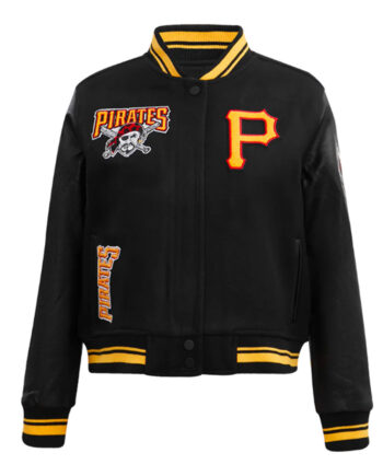Retro Classic Rib Pittsburgh Pirates Varsity Jacket - Modajacket