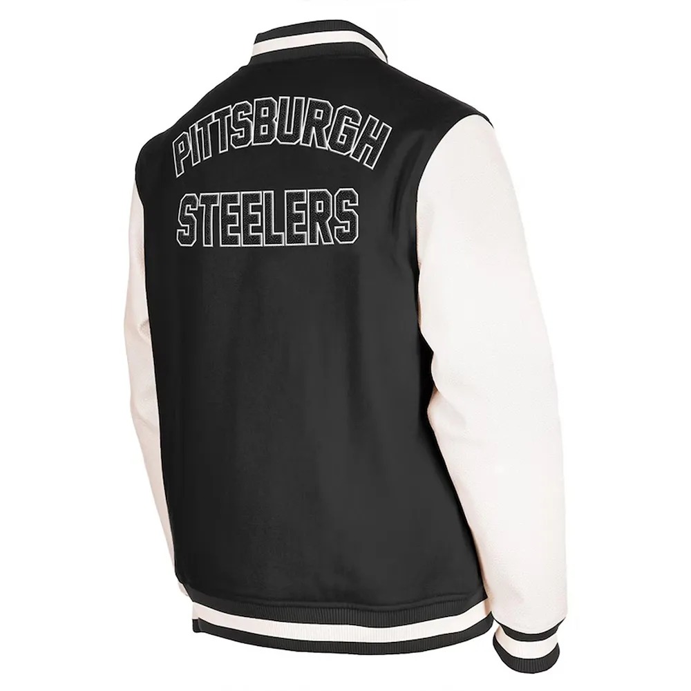 Pittsburgh Steelers Third Down Varsity Jacket 2 Pittsburgh Steelers Third Down Varsity Jacket