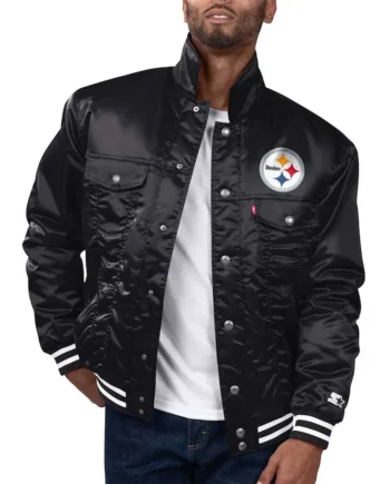 Pittsburgh Steelers Silver Tab Trucker Jacket - Modajacket
