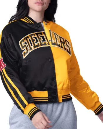 Pittsburgh Steelers Zone Blitz Black/Gold Jacket - Modajacket