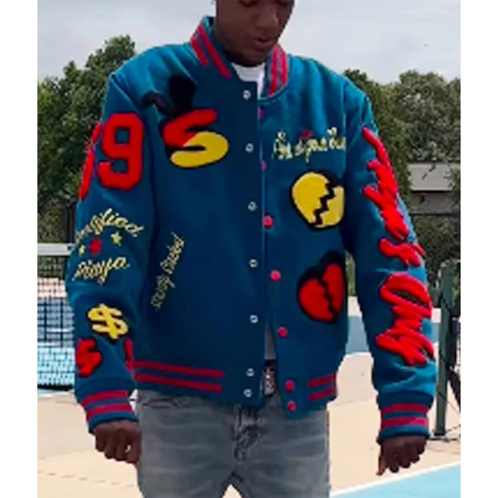 Strictly Stacked Playas Only Varsity Jacket 6 Strictly Stacked Playas Only Varsity Jacket