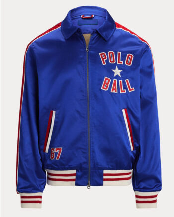 Polo Ball Bomber Satin Jacket - Modajacket