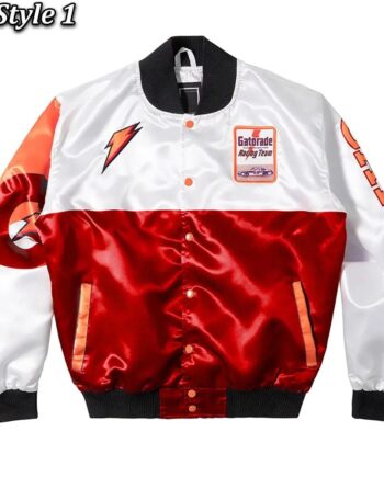 Gatorade Two Tone Varsity Satin Jacket - Modajacket