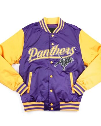 Prairie View A&M Purple and Gold Baseball Jacket - Modajacket