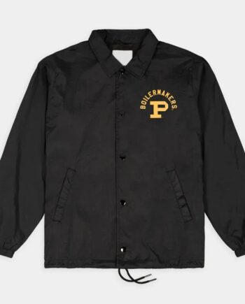 Purdue Boilermakers Block P Coaches Jacket - Modajacket