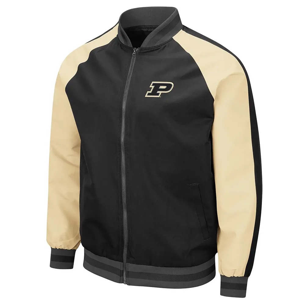 Colosseum Black Purdue Boilermakers Jacket 1 Colosseum Black Purdue Boilermakers Jacket - Modajacket