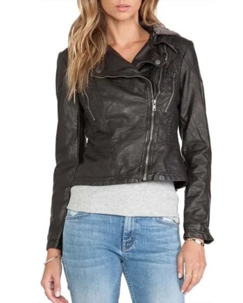 The Vampire Diaries S07 Leslie-Anne Panaligan Leather Jacket - Modajacket