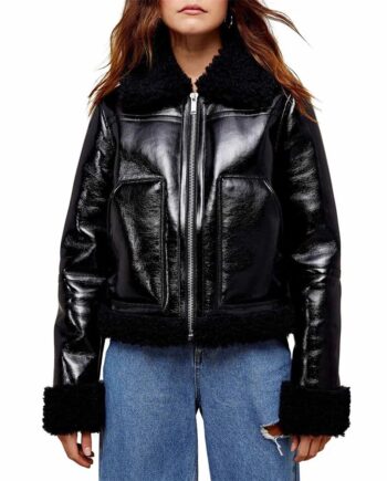 Whitney Rose RHOSLC Shearling Leather Jacket - Modajacket