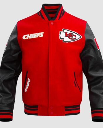 Kansas City Chiefs Retro Classic Rib Varsity Jacket - Modajacket