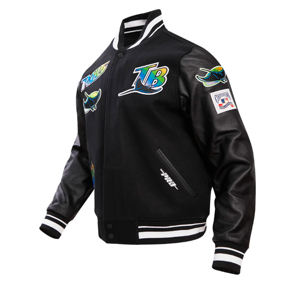 Tampa Devil Rays Retro Classic Rib Varsity Jacket 9 Tampa Devil Rays Retro Classic Rib Varsity Jacket