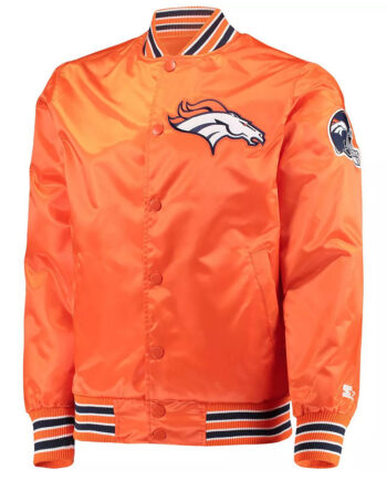 Denver Broncos Retro The Diamond Orange Jacket - Modajacket