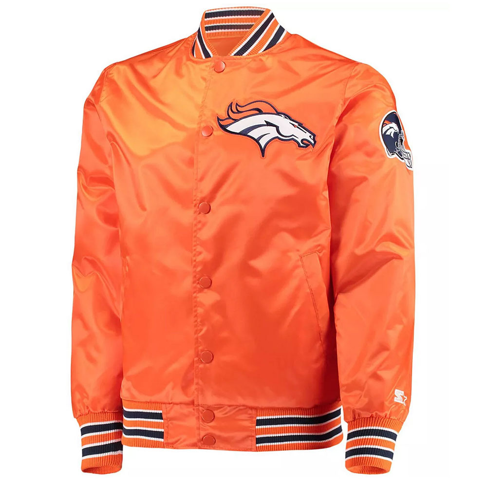 Denver Broncos Retro The Diamond Orange Jacket 1 Denver Broncos Retro The Diamond Orange Jacket - Modajacket