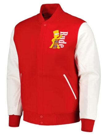 Freeze Max Rude The Simpsons Varsity Jacket - Modajacket